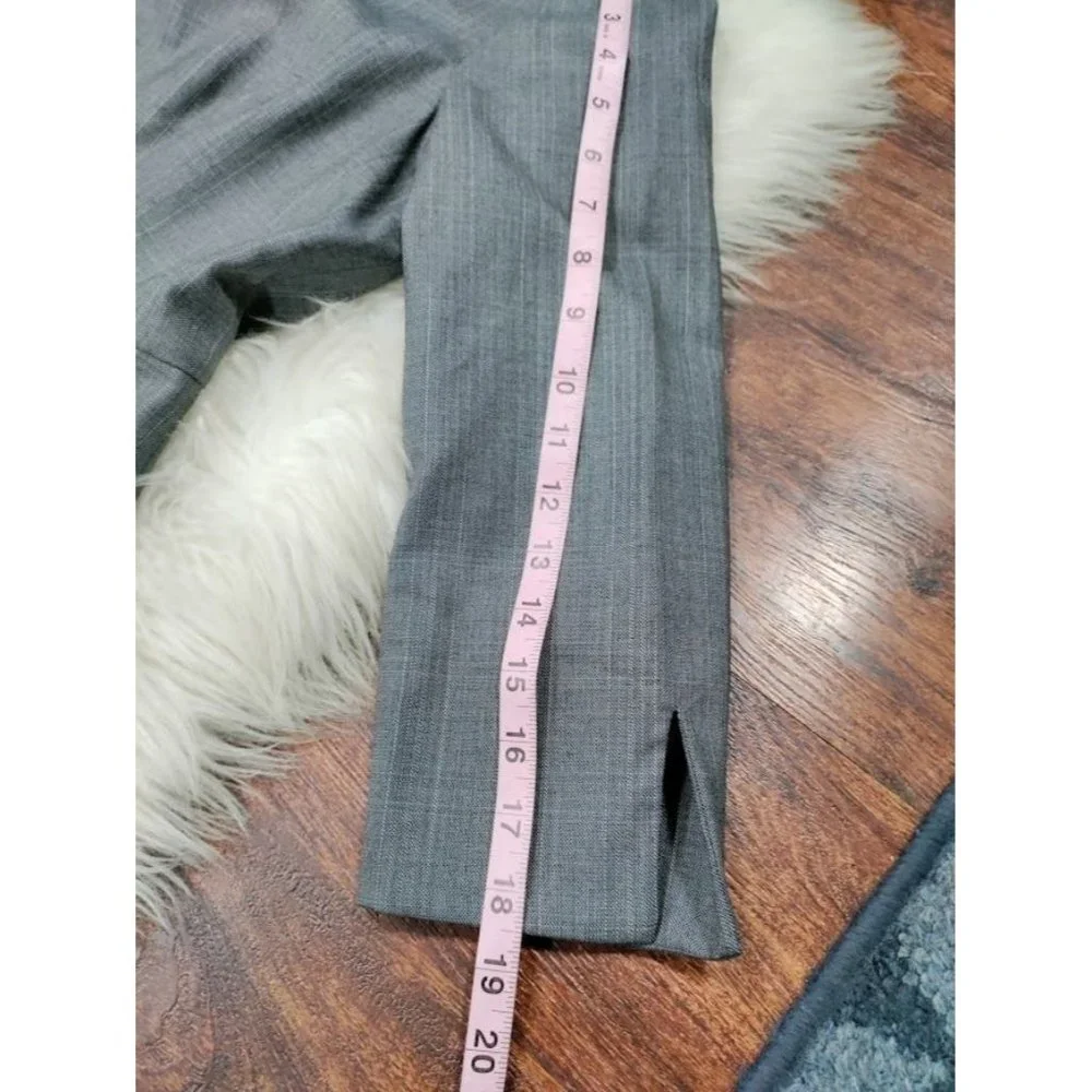 80's Pendleton 100% Wool Black & White Houndstooth Sheath Midi Dress 12 P - Picture 15 of 16